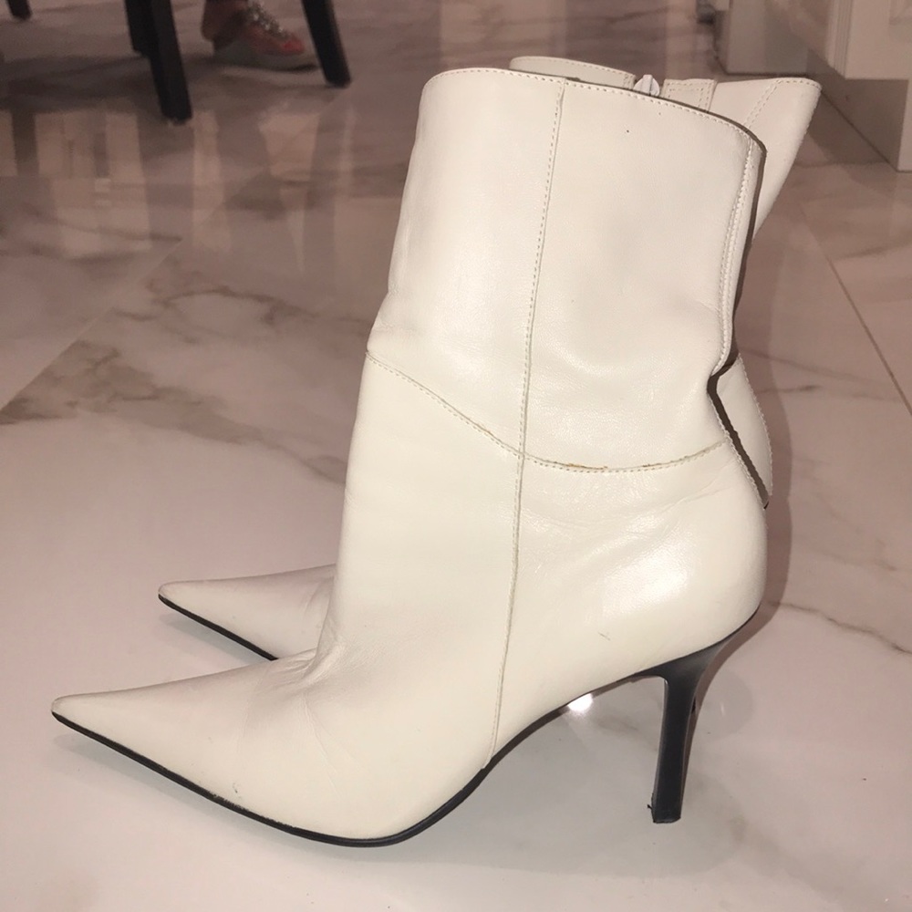Off white booties